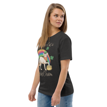 "MY SPHYNX CAT IS MY LUCKY CHARM" - UNISEX TEE