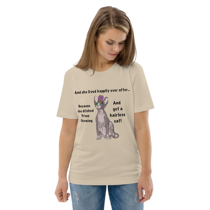 "DITCHED PRINCE CHARMING &amp; GOT A SPHYNX CAT" ECO TEE