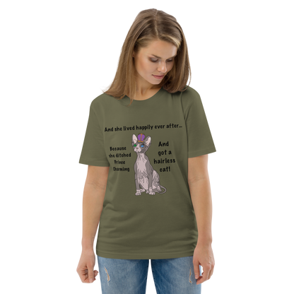 "DITCHED PRINCE CHARMING &amp; GOT A SPHYNX CAT" ECO TEE