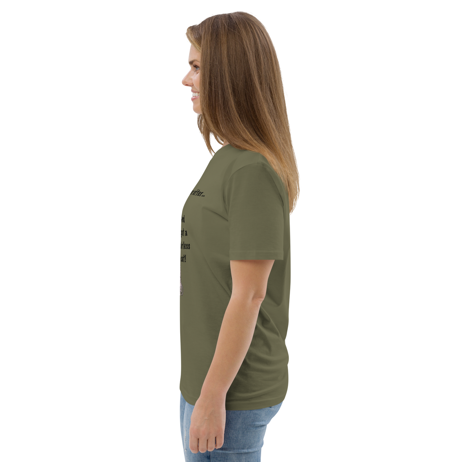 "DITCHED PRINCE CHARMING &amp; GOT A SPHYNX CAT" ECO TEE