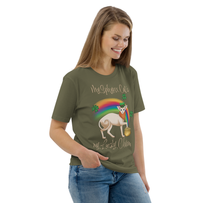 "MY SPHYNX CAT IS MY LUCKY CHARM" - UNISEX TEE