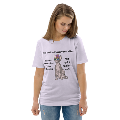 "DITCHED PRINCE CHARMING &amp; GOT A SPHYNX CAT" ECO TEE