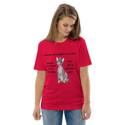 "DITCHED PRINCE CHARMING &amp; GOT A SPHYNX CAT" ECO TEE