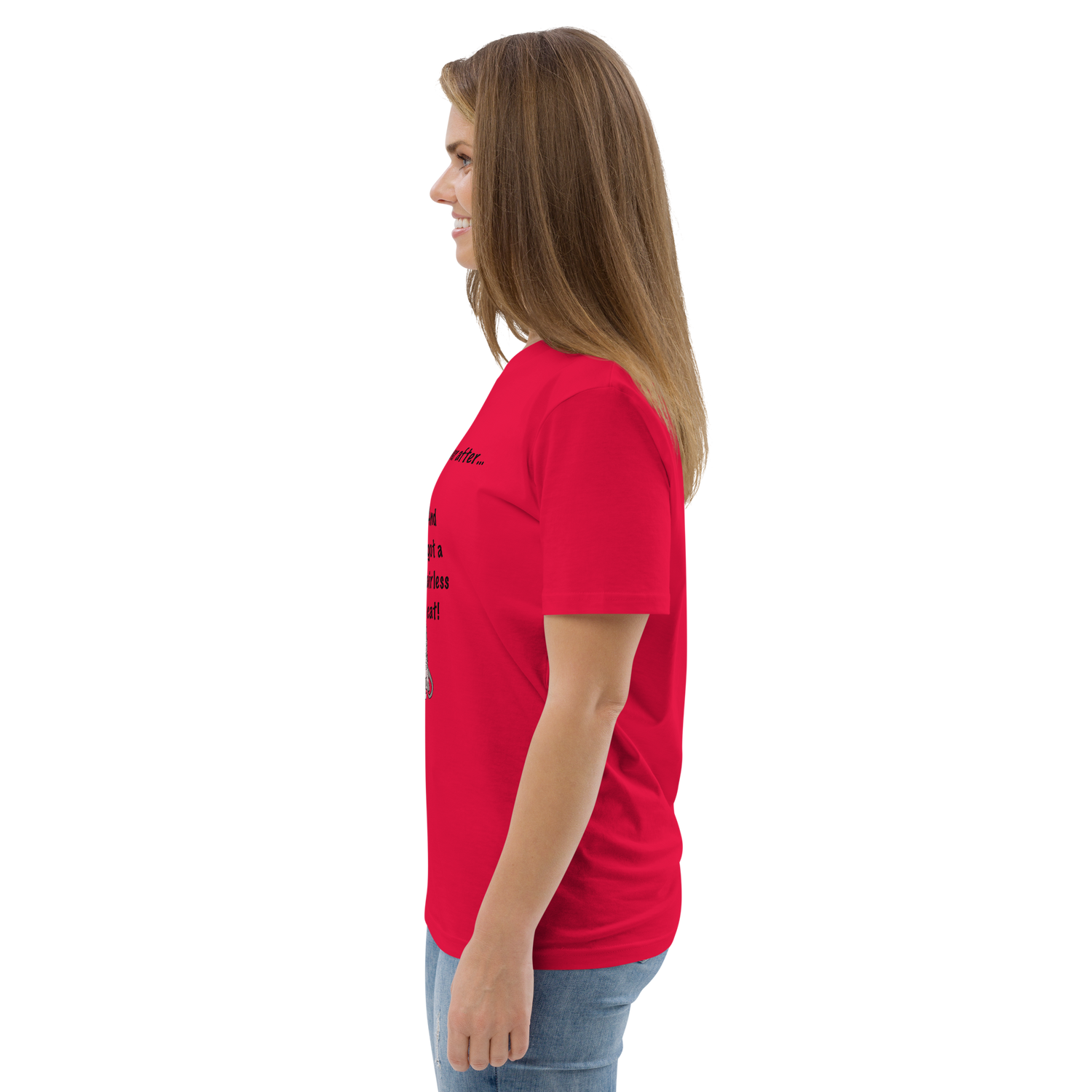 "DITCHED PRINCE CHARMING &amp; GOT A SPHYNX CAT" ECO TEE