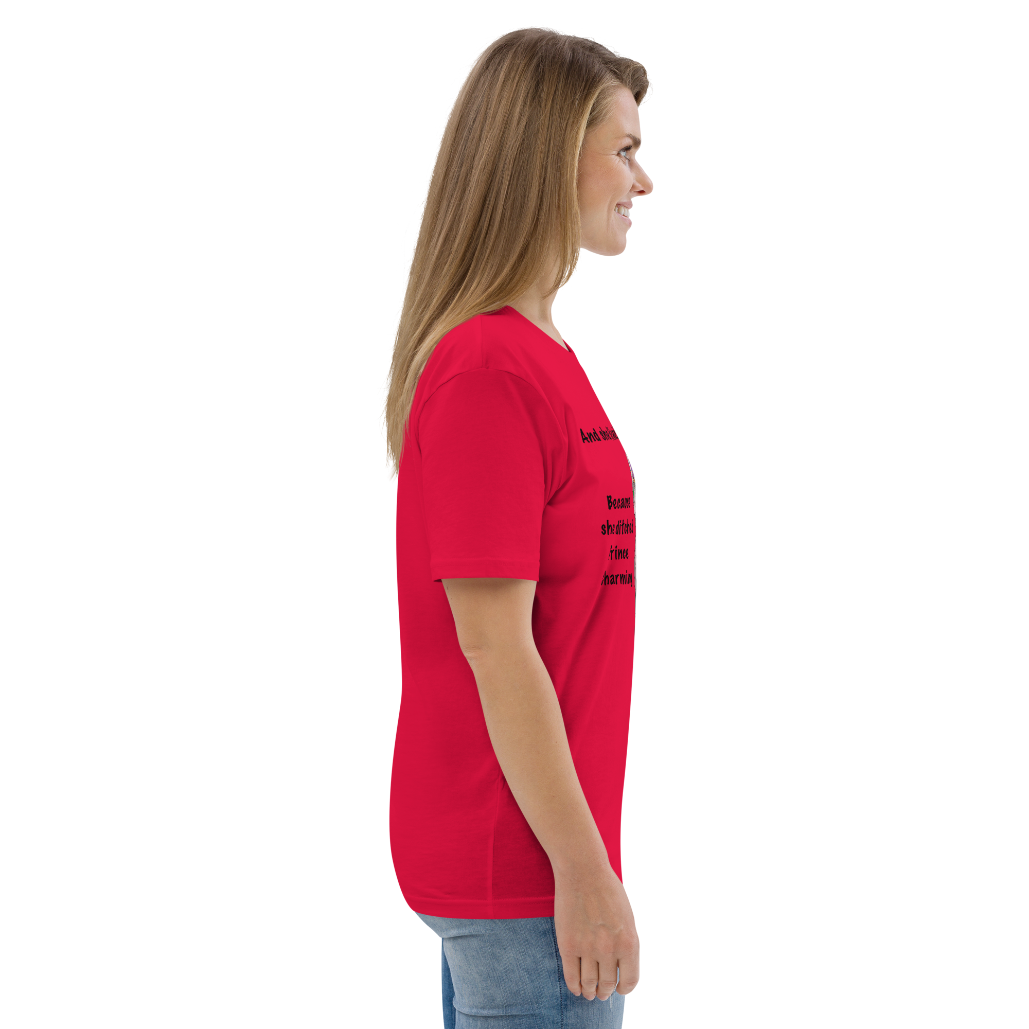 "DITCHED PRINCE CHARMING &amp; GOT A SPHYNX CAT" ECO TEE