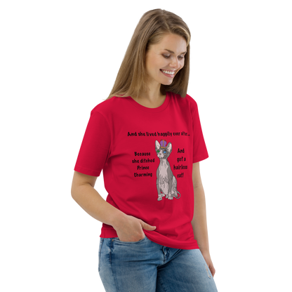 "DITCHED PRINCE CHARMING &amp; GOT A SPHYNX CAT" ECO TEE