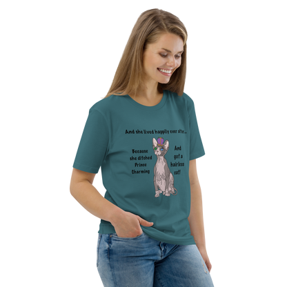 "DITCHED PRINCE CHARMING &amp; GOT A SPHYNX CAT" ECO TEE