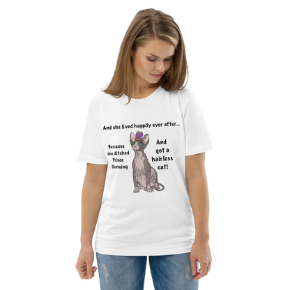 "DITCHED PRINCE CHARMING &amp; GOT A SPHYNX CAT" ECO TEE