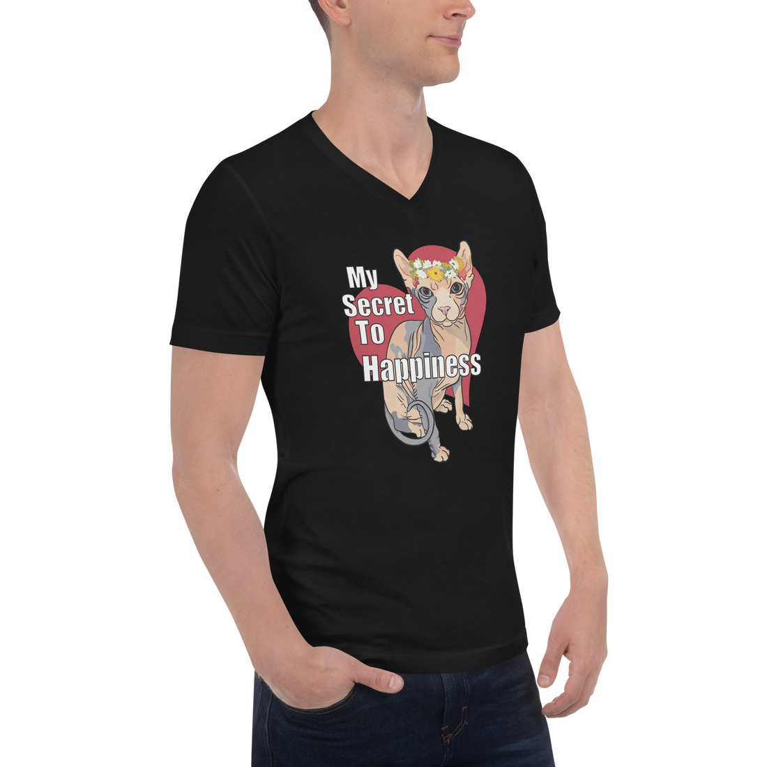 "MY SECRET TO HAPPINESS" ECO TEE