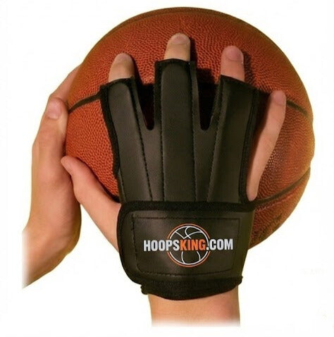 Perfect Jump Shot Glove | Basketball Shooting Glove designed for improved grip and shooting accuracy, worn on a hand holding 